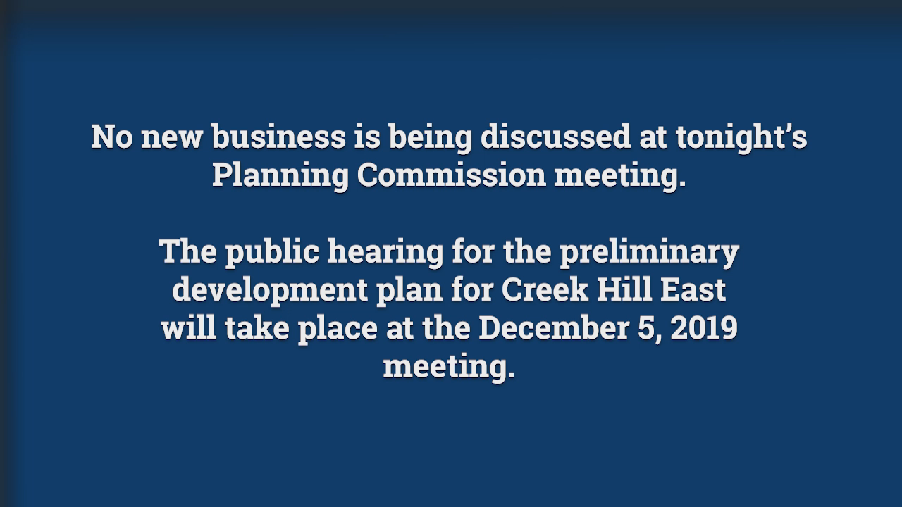 Planning Commission - 11/21/19